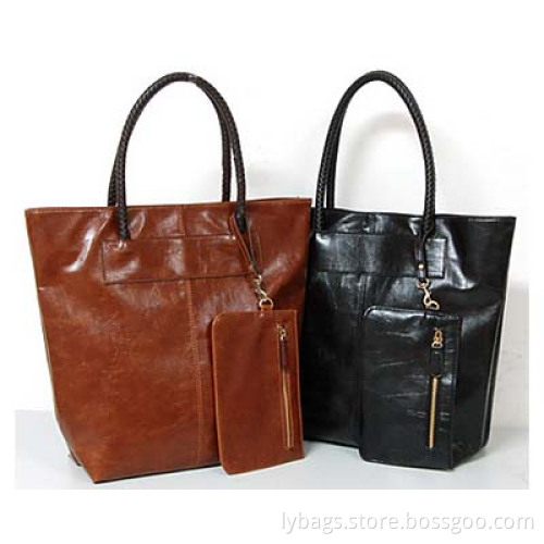 Fashion PU Leather Tote Bag, Beach Bags, Ladiies Handbags